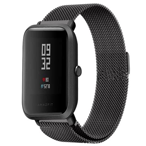 Xiaomi Amazfit Bip Milanese Armband Schwarz Smartwatcharmbaender De