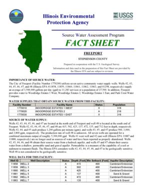 Fillable Online Source Water Assessment Program Fact Sheet Fax Email