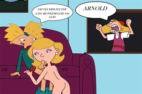 Post 4470479 Albergato Arnold Shortman Helga Pataki Hey Arnold Miss Felter