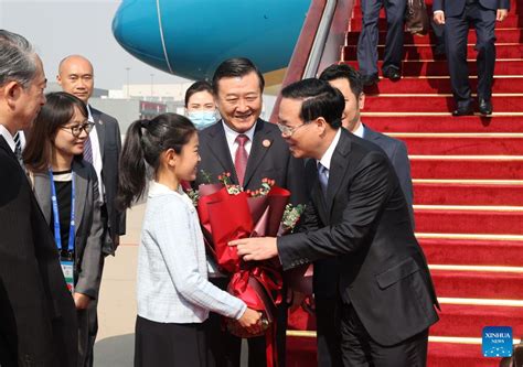 Brf Vietnamese President Arrives In Beijing For Rd Belt And Road