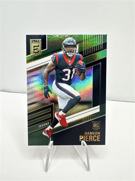 Panini Donruss Elite Rookies Green Dameon Pierce Rookie