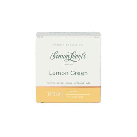 Lemon Green Premium Organic Tea 10 Sachets Simon Lévelt Alkmaar