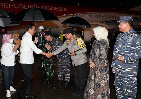 Tiba Di Sidoarjo Presiden Ri Hadiri Resepsi Puncak Satu Abad Nu