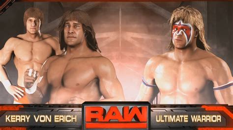 Wwe K Kerry Von Erich Vs Ultimate Warrior Gameplay Ps Hd