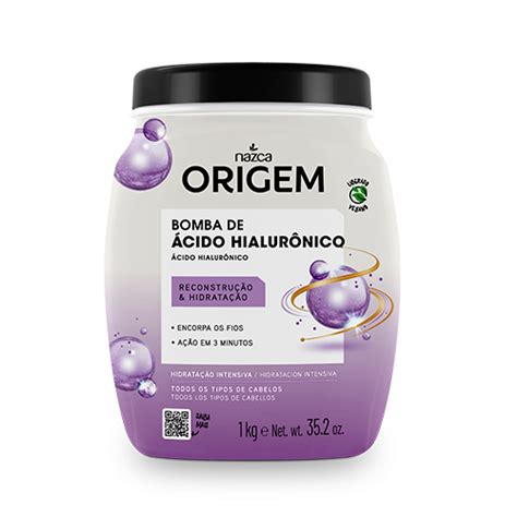 Creme de Hidratação Bomba de Ácido Hialurônico Nazca Cosméticos