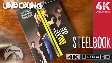 The Italian Job 2003 4K UltraHD Blu Ray Steelbook Unboxing YouTube