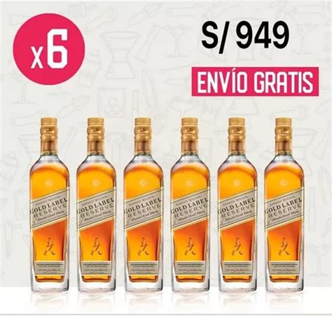 Johnnie Walker Etiqueta Dorada X Uni De Ml C U Original En Venta