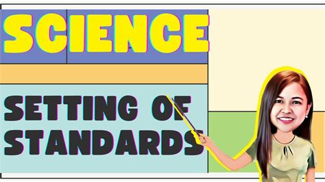 Setting Of Standards Before During And After Science Activity