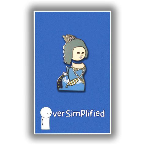 Oversimplified Marie Antoinette Pin