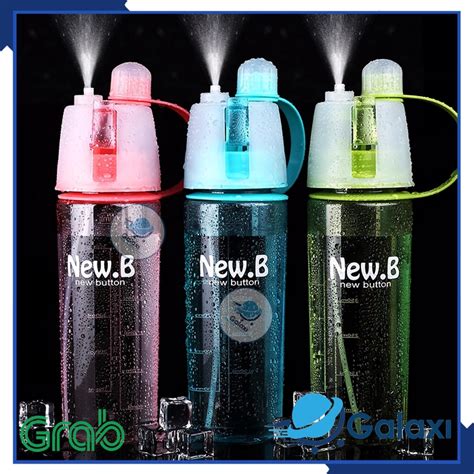 Jual Botol Minum Semprot New B Sport Spray Water Bottle 600 Ml 2 Fungsi