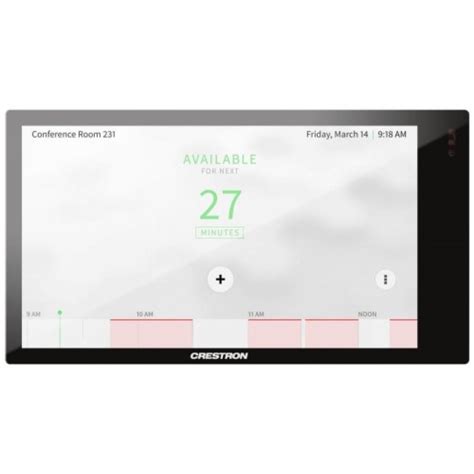 Crestron In Wall Mount Touch Screen Black Smooth Tsw Bs