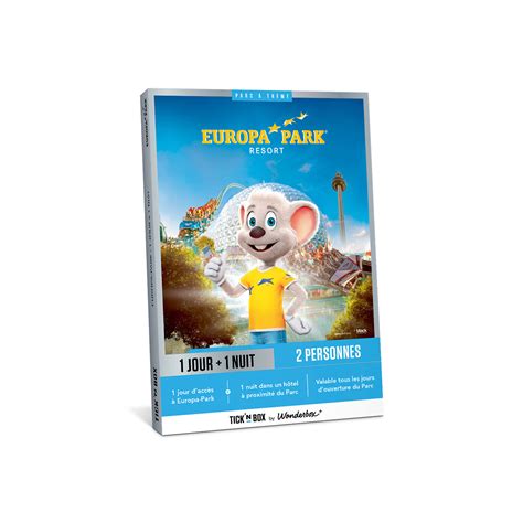 Coffret Cadeau Europa Park Séjour 1 Jour 1 Nuit à Prix Carrefour