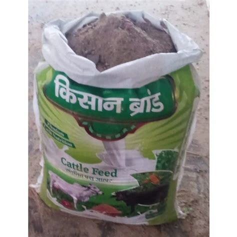 Pellet Kishan Brand Cattle Feed Packaging Type PP Bag 50 Kg At Rs