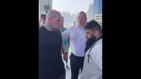 The Iranian Hulk Vs Martyn Ford Face Off Youtube