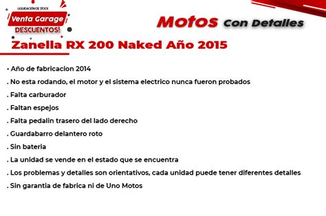 Moto Zanella Zanella Rx 200 Naked 2015 Outlet Z