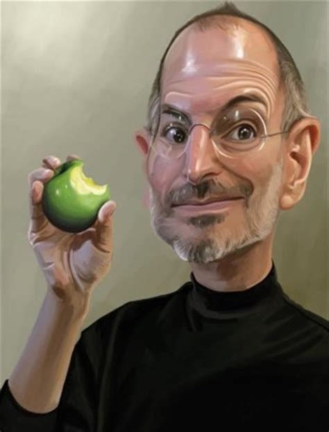 Funny Celebrity Charicatures-Steve Jobs - Dump A Day