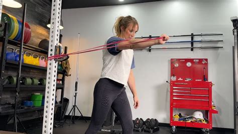 Serratus Anterior Exercises With Theraband