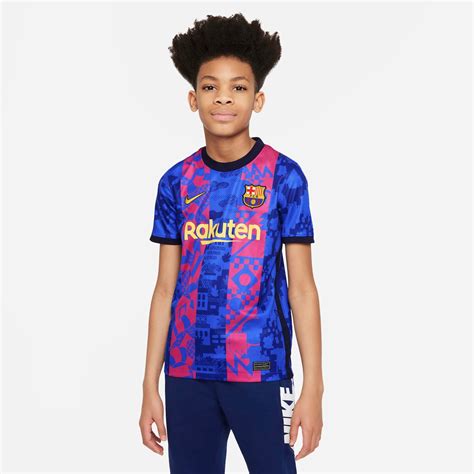 Camiseta Nike Barcelona III 2021 22 Torcedor Pro Infantil Nike