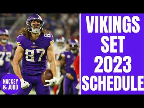 Minnesota Vikings 2023 schedule observations – SKOR North