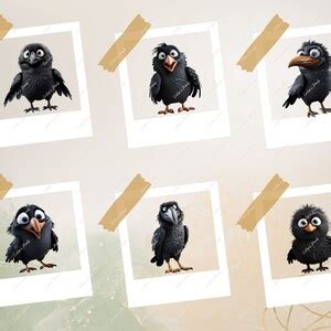 Raven Clipart Raven PNG Horror Clipart Scary Clipart Gothic PNG Birds ...