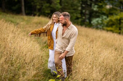 Young Couple Seems To Enjoy Every Moment Spent Together With Big