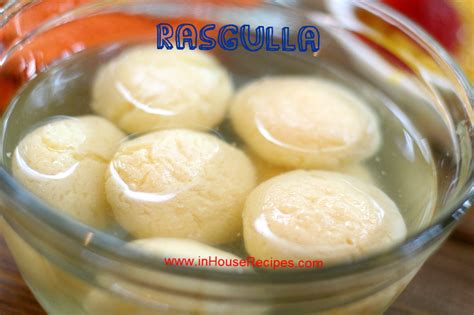 Sponge Rasgulla Recipe - Bengali Rosogulla - Video - inHouseRecipes