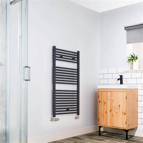 Anthracite Towel Rails Anthracite Standard Towel Rail 1110x600