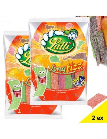 Longfizz Lutti Bonbon Bandeau Long Fizz Acidul