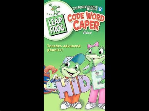 Opening To LeapFrog The Talking Words Factory 2 Code Word Caper 2004