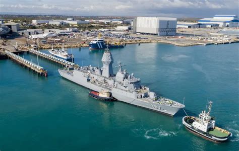 Royal Australian Navy Anzac Class Hmas Perth Back In The Water