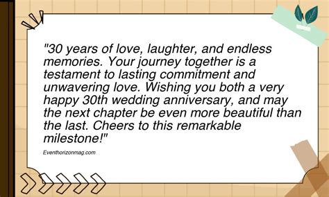 280 30th Wedding Anniversary Wishes And Messages Eventhorizonmag