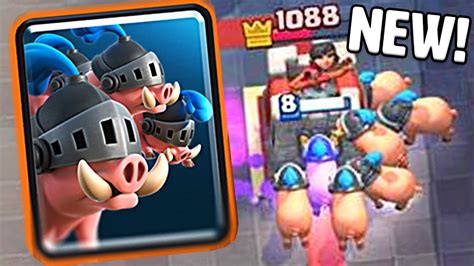 Exclu Nouvelle Carte Cochons Royaux Gameplay Clash Royale Youtube