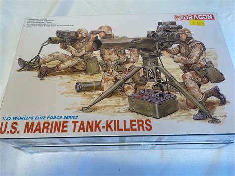 Lot Of 2 Dragon 1 35th Scale US Marine Tank Killers Figure Set No 3012