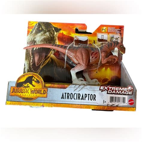 Mattel Toys Mattel Jurassic World Dominion Extreme Damage Atrociraptor Dinosaur Figure Nwt