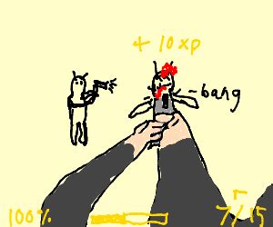 Second-person shooter game - Drawception