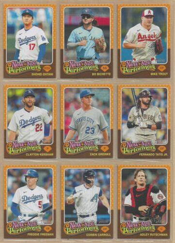 Topps Heritage New Age Performers Complete Set Of Gunnar Adley