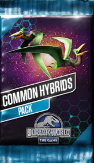 Common Hybrids Pack The Jurassic World Wiki