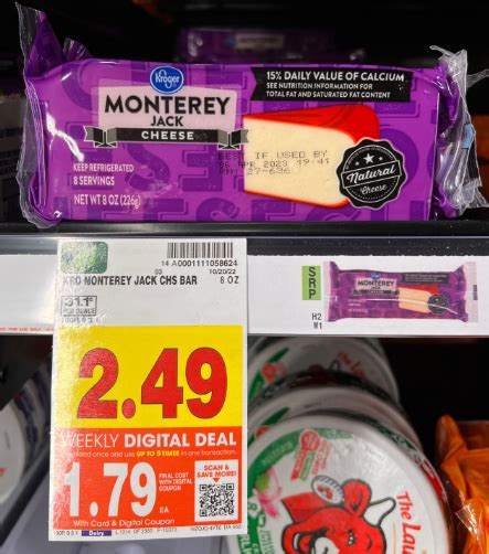 Kroger brand Cheese is $1.79! - Kroger Krazy