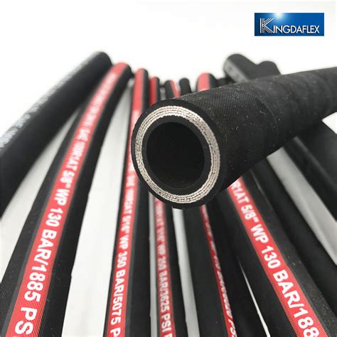 2 Inch High Pressure Wire Spiral Flexible Rubber Oil Hydraulic Hose