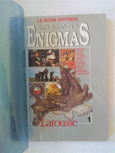 Los grandes enigmas I Autores varios Larousse 1993 La Masmédula