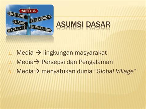 PPT - Ekologi Media: Asumsi Teori, Makna & Wacana PowerPoint ...