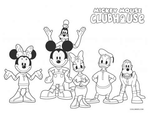 Colouring Pages Mickey Mouse Clubhouse - Kids-n-fun.com | 14 coloring pages of Mickey Mouse ...