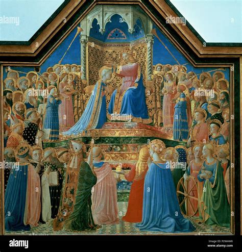 La Coronacion De La Virgen X Cm Autor Fra Angelico C