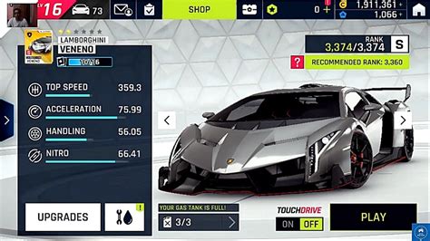 Asphalt 9 Lamborghini Veneno Car Gameplay Walkthrough 2023 Youtube