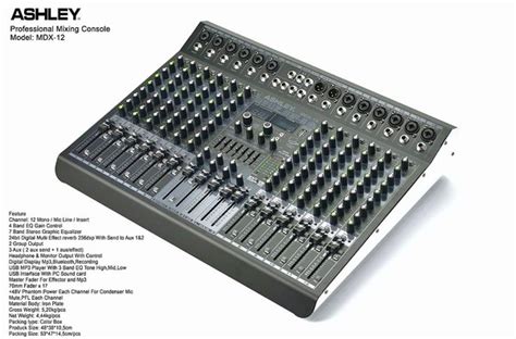 Jual Mixer Audio Channel Ashley Mdx Mdx Usb Mp Bluetooth