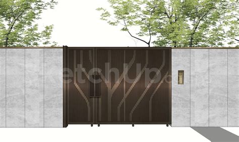 6863 Free Sketchup Gates Models Download