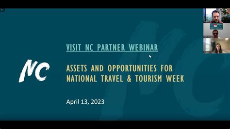 Visit NC April 2023 Partner Webiner Tools For National Travel