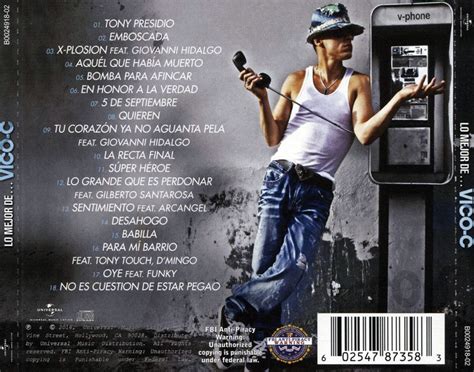 Car Tula Trasera De Vico C Lo Mejor De Vico C Portada