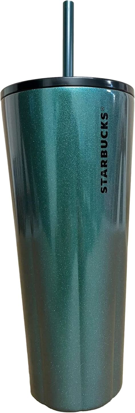 Starbucks Vaso Venti De Acero Inoxidable Festoneado Color Verde