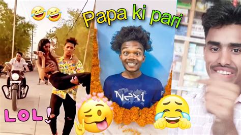 Papa Ki Pari 🤣 Funny Video 🤣 Fools Real 😭 Ye Sab Kya Dekhna Pad Raha